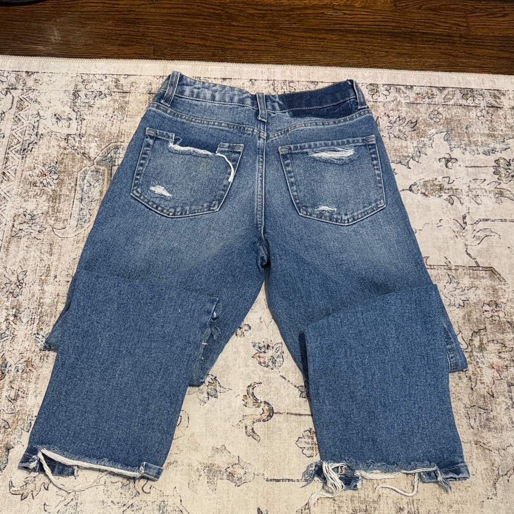 Flying Monkey Distressed Ankle Jeans - image 3